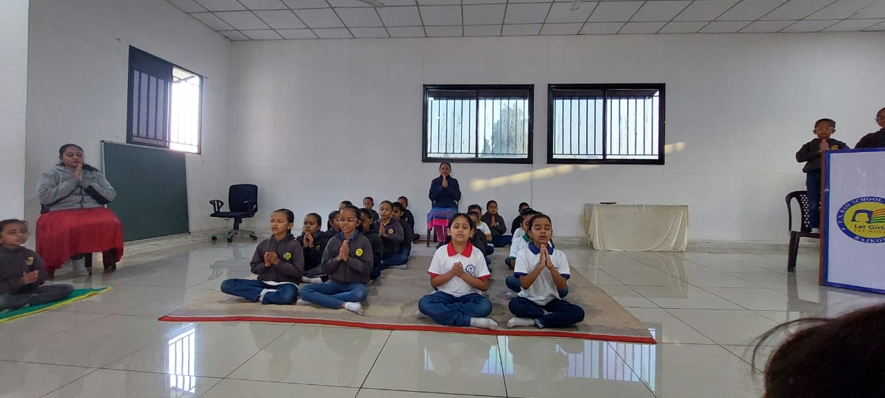 Safe indoor play and activity at T.N. RAO School